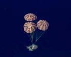 Artemis II crew splashes down in Pacific Ocean after historic moon flyby